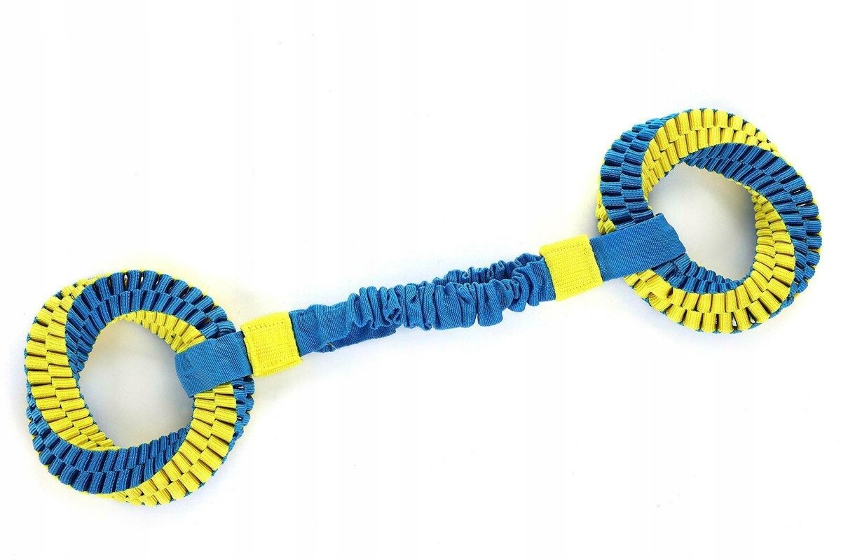 Sterke Hondenspeelgoed, Trekspel met 2 banden, 60x15 cm