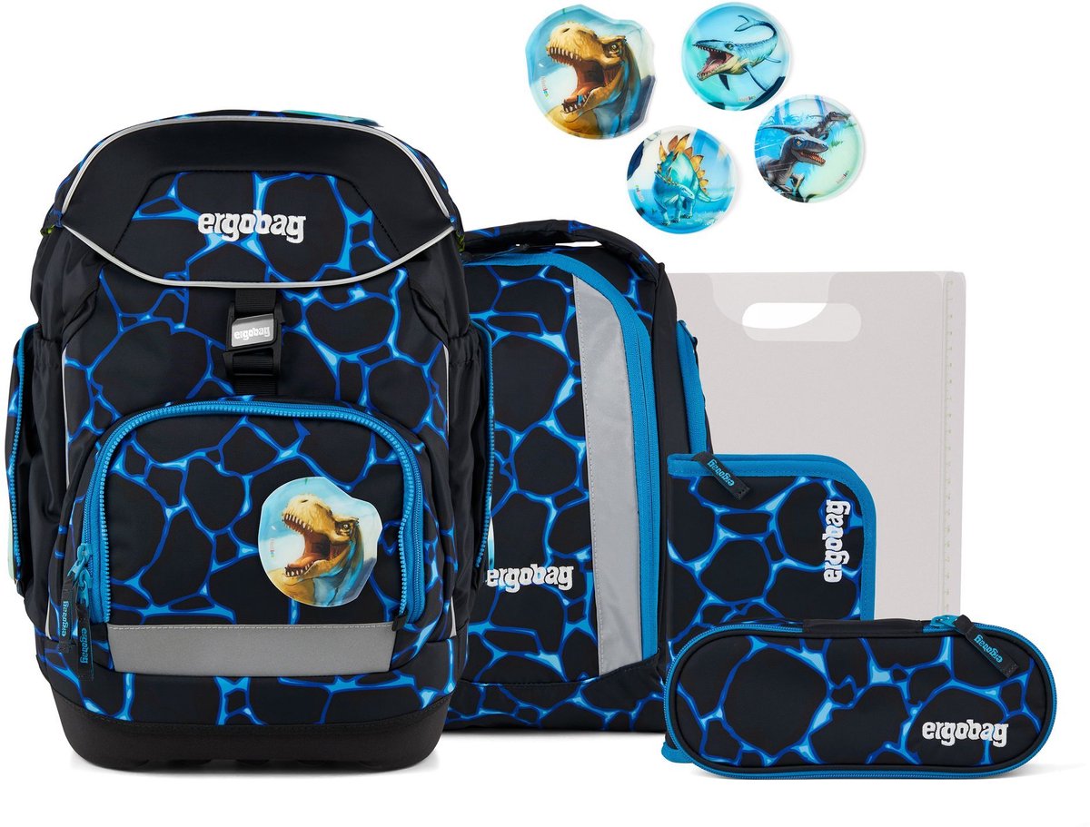 ergobag schooltas Pack Set 6-delig Bärassic Garden zwart