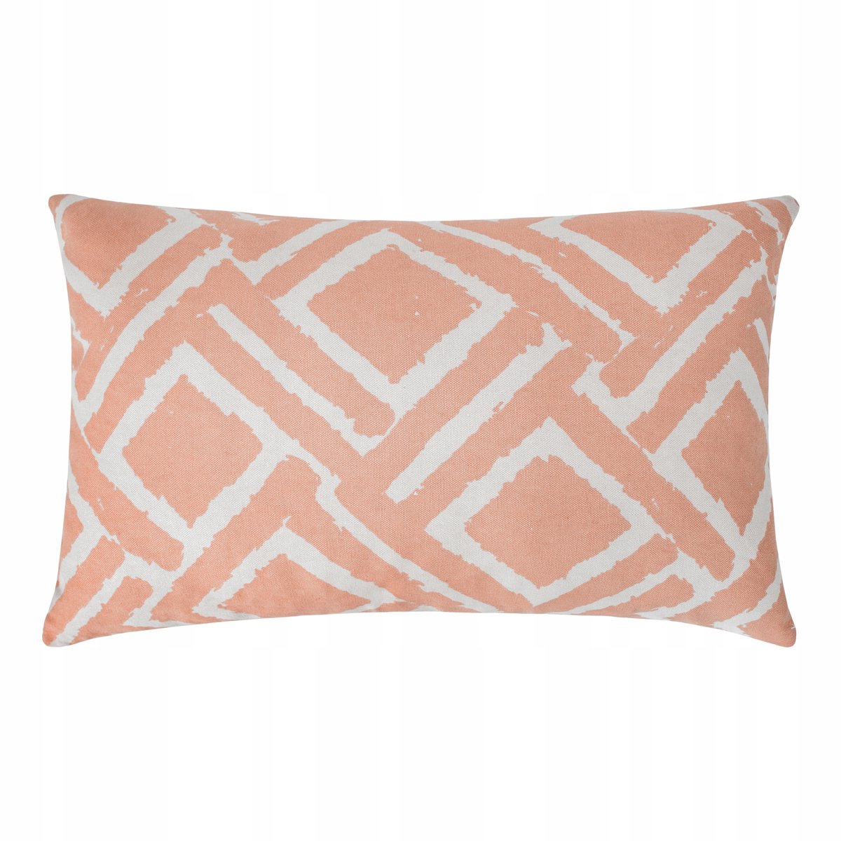 Decoratieve Kussensloop 30x50cm - Pastelroze Geometrisch