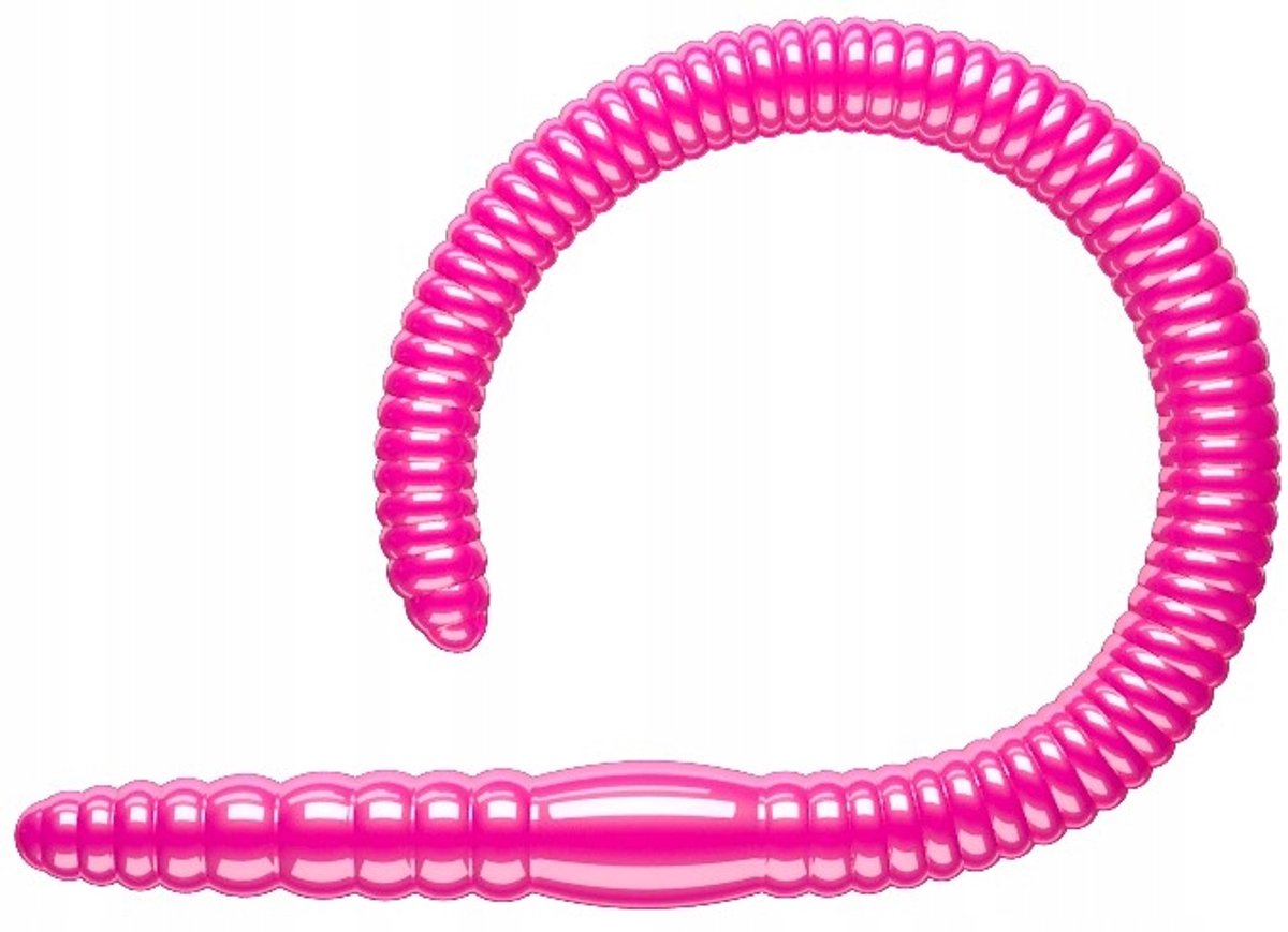 Libra Kunstaas Flex Worm 9,5cm 019 Felroze Kryl - 1 Stuk