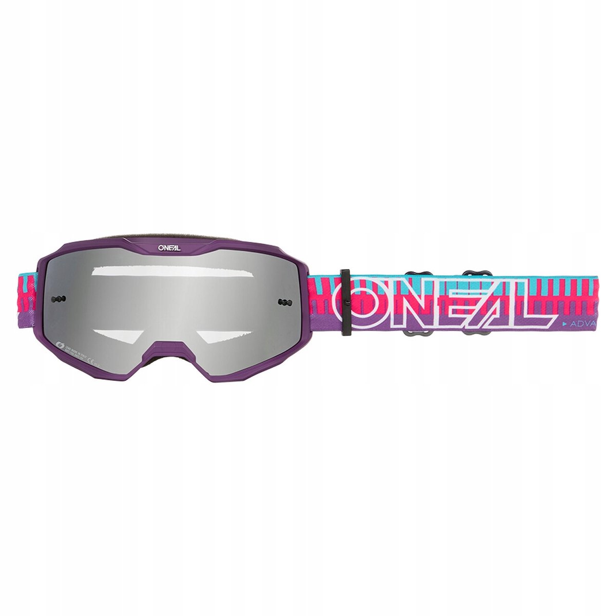 O'Neal B-10 bril roze/paars spiegelend - MX/MTB