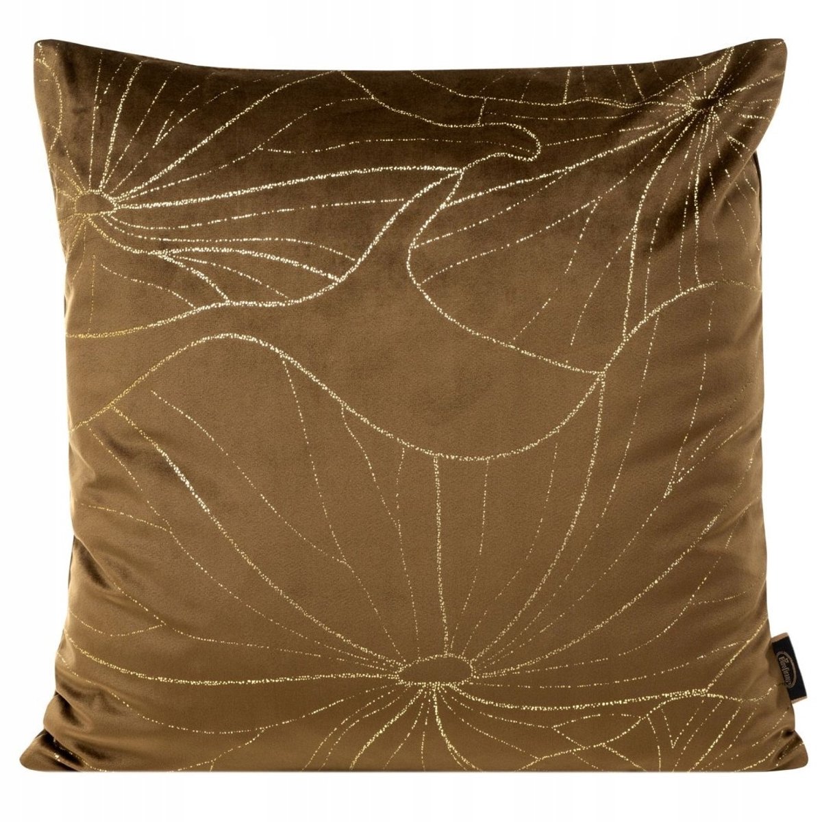 Decoratieve Kussenhoes BLINK-25 45x45 cm Bruin/Licht Goud
