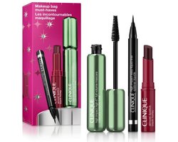 Clinique Make-up Bag Musthaves 3st Set: Mascara 10ml + Eyeliner liquide + lipstick Black Honey