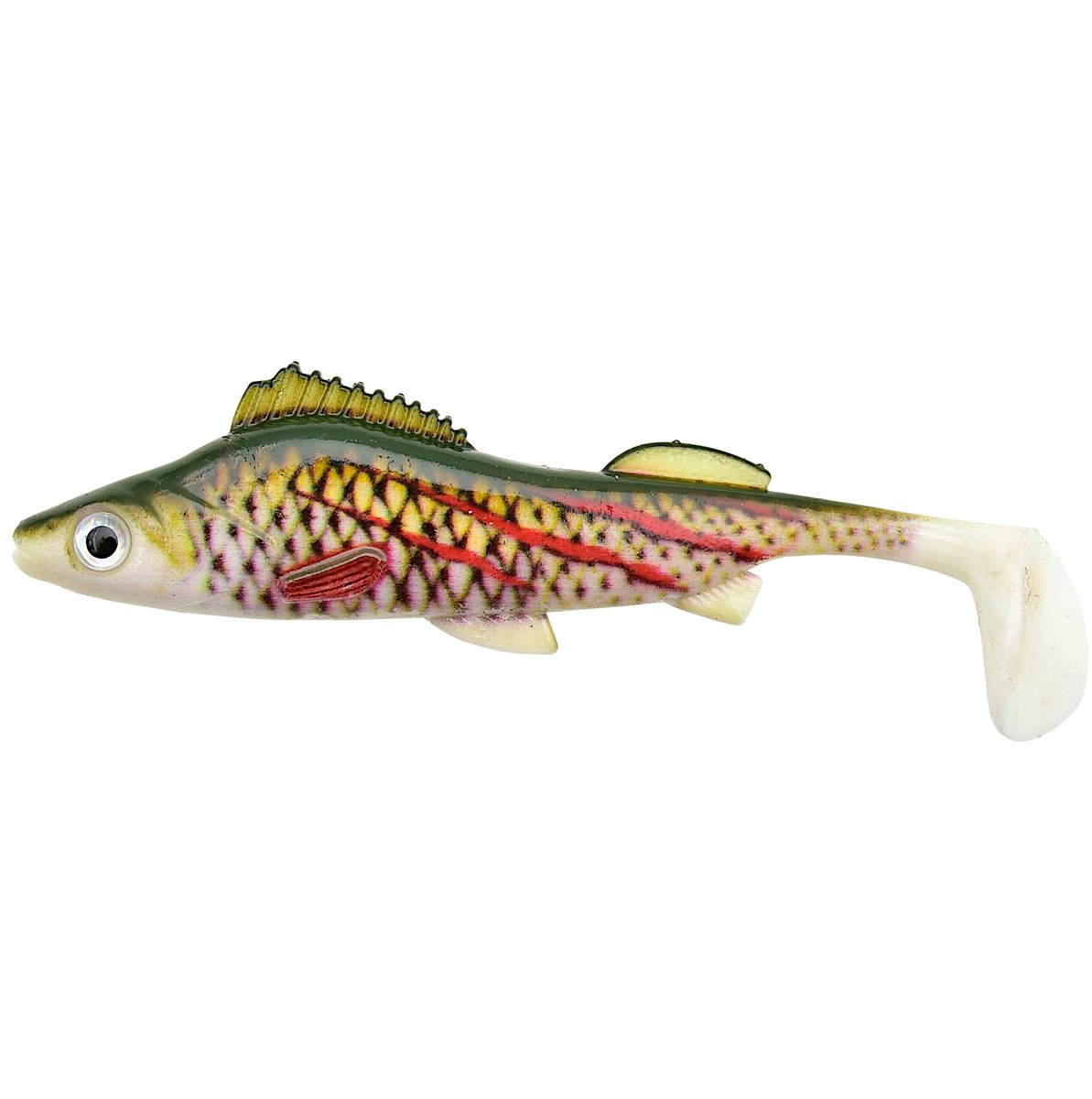 Zander Rubber Baits 8cm 4.5g - 3D Ogen, Vissen op Roofvis