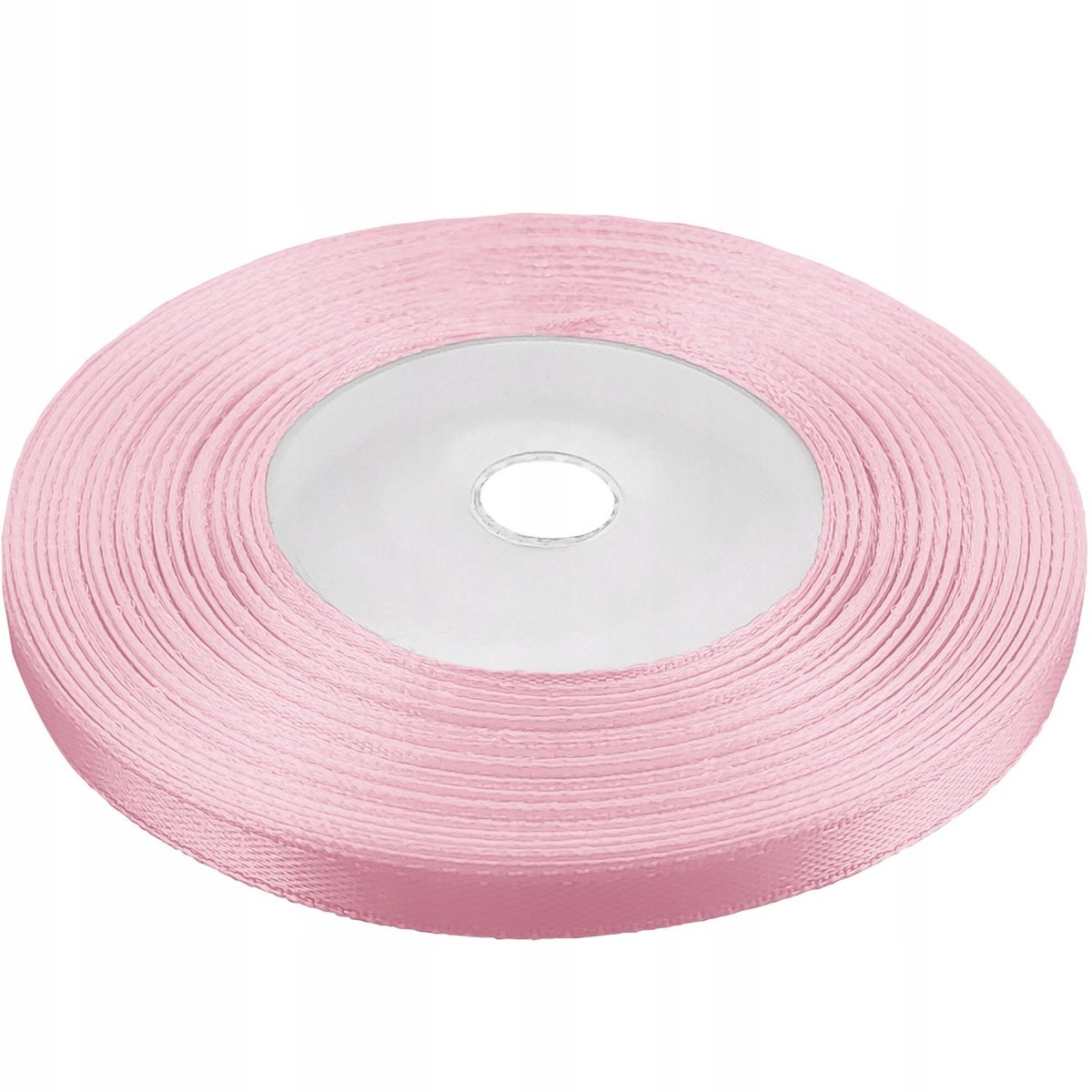 Lichtroze Satin Lint 6mm - 32m Rol