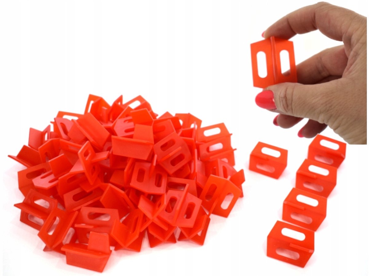 Herbruikbare T-Shape afstandskruisjes 2mm voor Tegels - 100 stuks