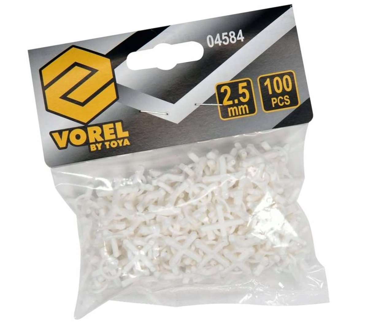 Vorel Distantie-kruisjes voor Tegels met U-greep 2,5mm (100 stuks)