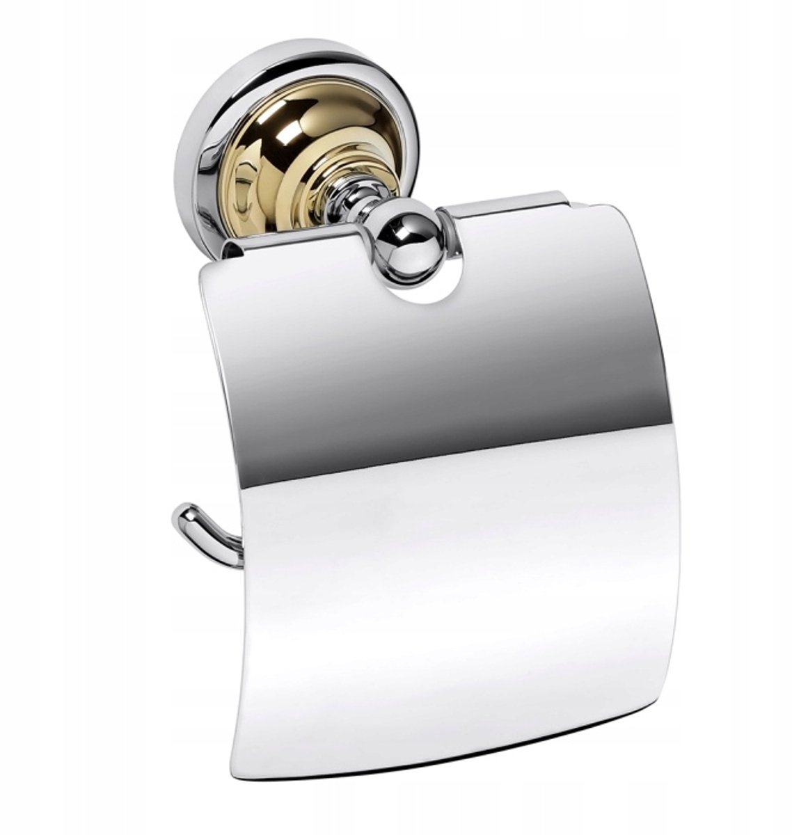 Bemeta RETRO Toiletrolhouder Goud/Chroom met Klep - 144212018