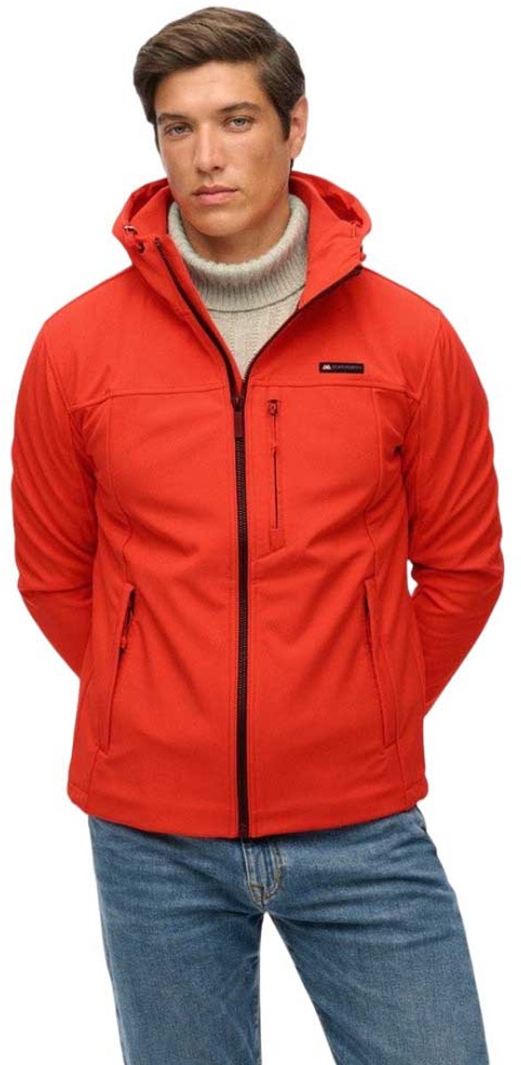 Superdry Hooded Soft Shell Trekker Jas Heren Oranje