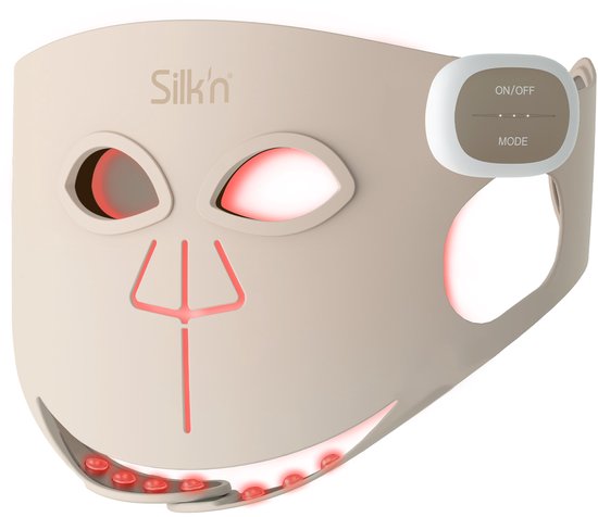 Silk'n LED gezichtsmasker - Huidverjongingsapparaat gezicht - Voor strakke huid met minder rimpels - Anti-aging LED masker met Lichttechnologie - LED Face Mask Pro