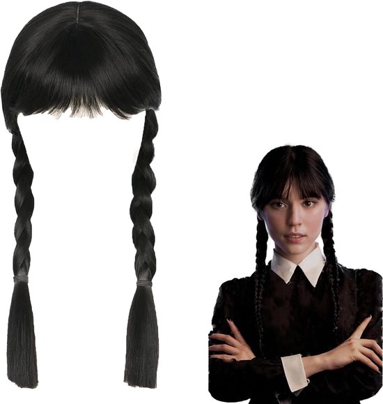 Perruques Addas Ercredi Perruque Avec Frange Longues Nattes Perruque Pour Mercredi Femmes Filles Addams Famille Perruque De Cheveux Pour La Fete P9337978 Perruques Addas Ercredi Perruque Avec Frange Longues Nattes Perruque Pour Mercredi Femmes Filles Addams Famille Perruque De Cheveux Pour La Fete P9337978