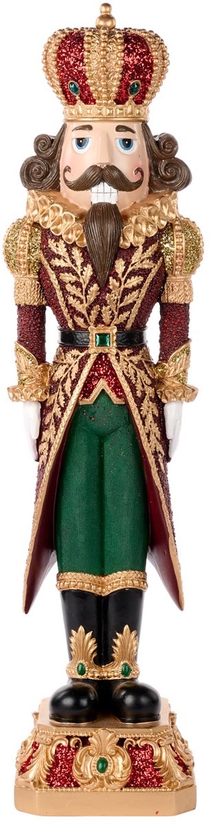 Goodwill Notenkraker Goud-Rood-Groen H 61.5 cm