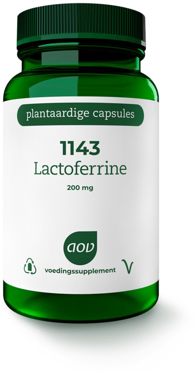 AOV 1143 Lactoferrine 200 mg - 2 x 30 capsules - Voordeelverpakking