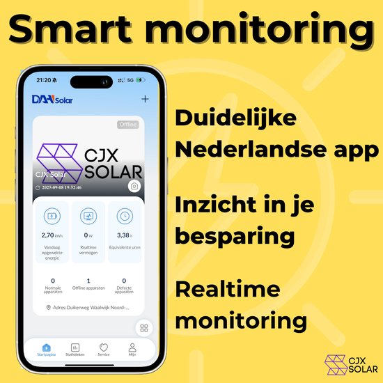 Zonnepanelen met Stekker - Zonnepanelen Compleet Pakket - Plug & Play - inclusief omvormer - 840 watt - Fullblack van Ecoplex Energy — afbeelding 4