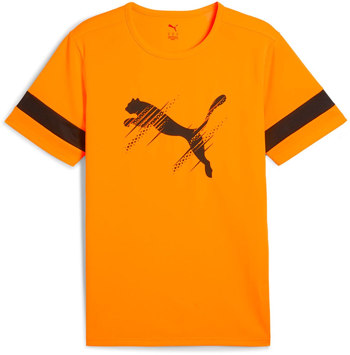 Puma Attacanto Logo T-shirt Met Korte Mouwen Oranje XL Man