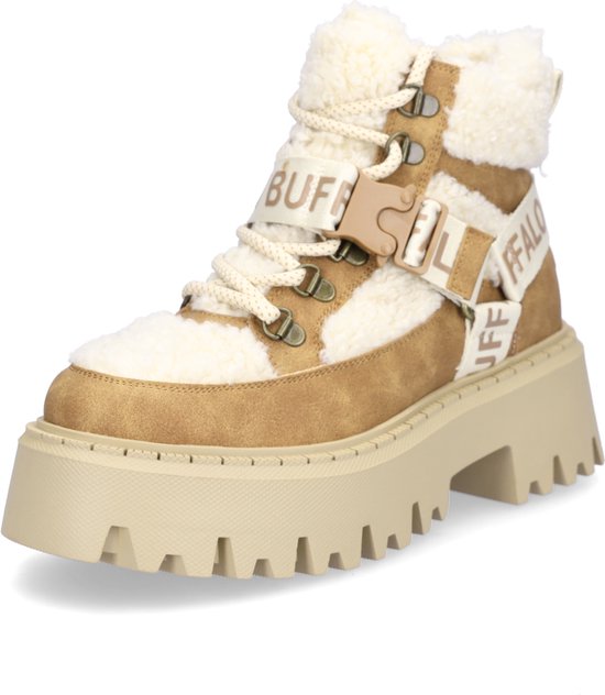 Buffalo Aspen Cognac Boots met Klikgesp