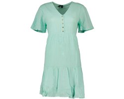 Vero Moda Satina Korte Mouwen Korte Jurk Groen M Vrouw