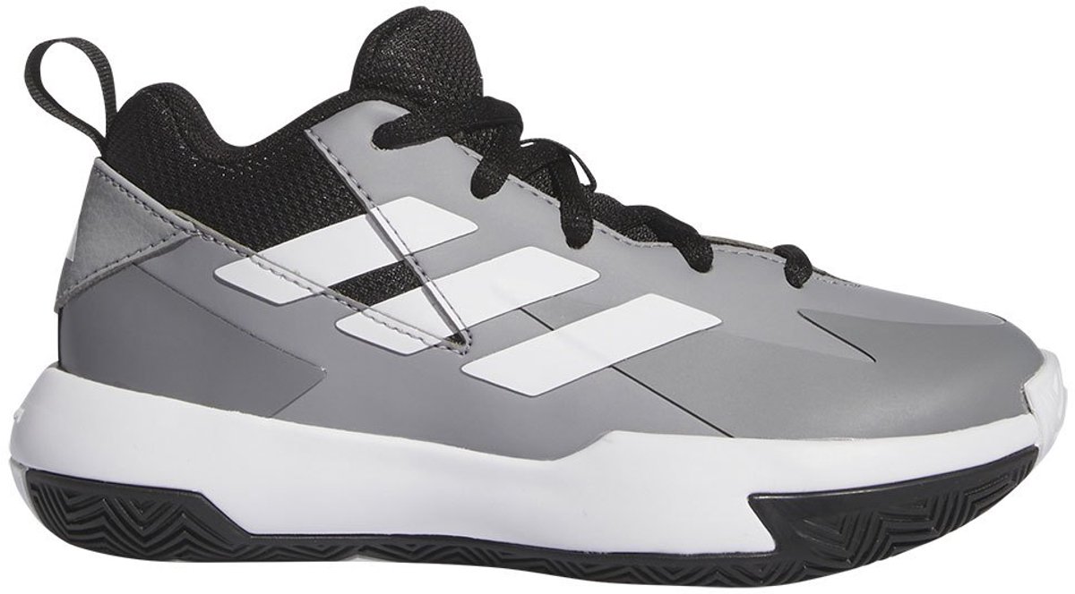 Adidas Cross Em Up Select Court Junior Basketbalschoenen 1/2 Kinderen Zwart