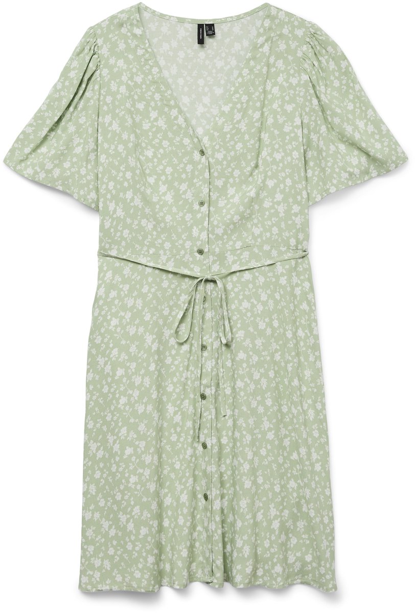 VERO MODA MATERNITY - VMMALBA SS SHORT DRESS WVN GA - Dames - Mini jurken