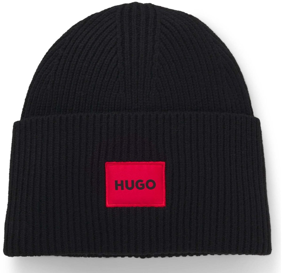 HUGO muts Saffa Beanie Black zwart