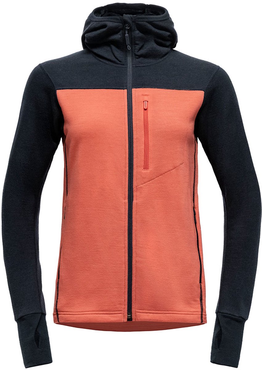 Devold Of Norway Explorer Merino Jas Rood L Vrouw