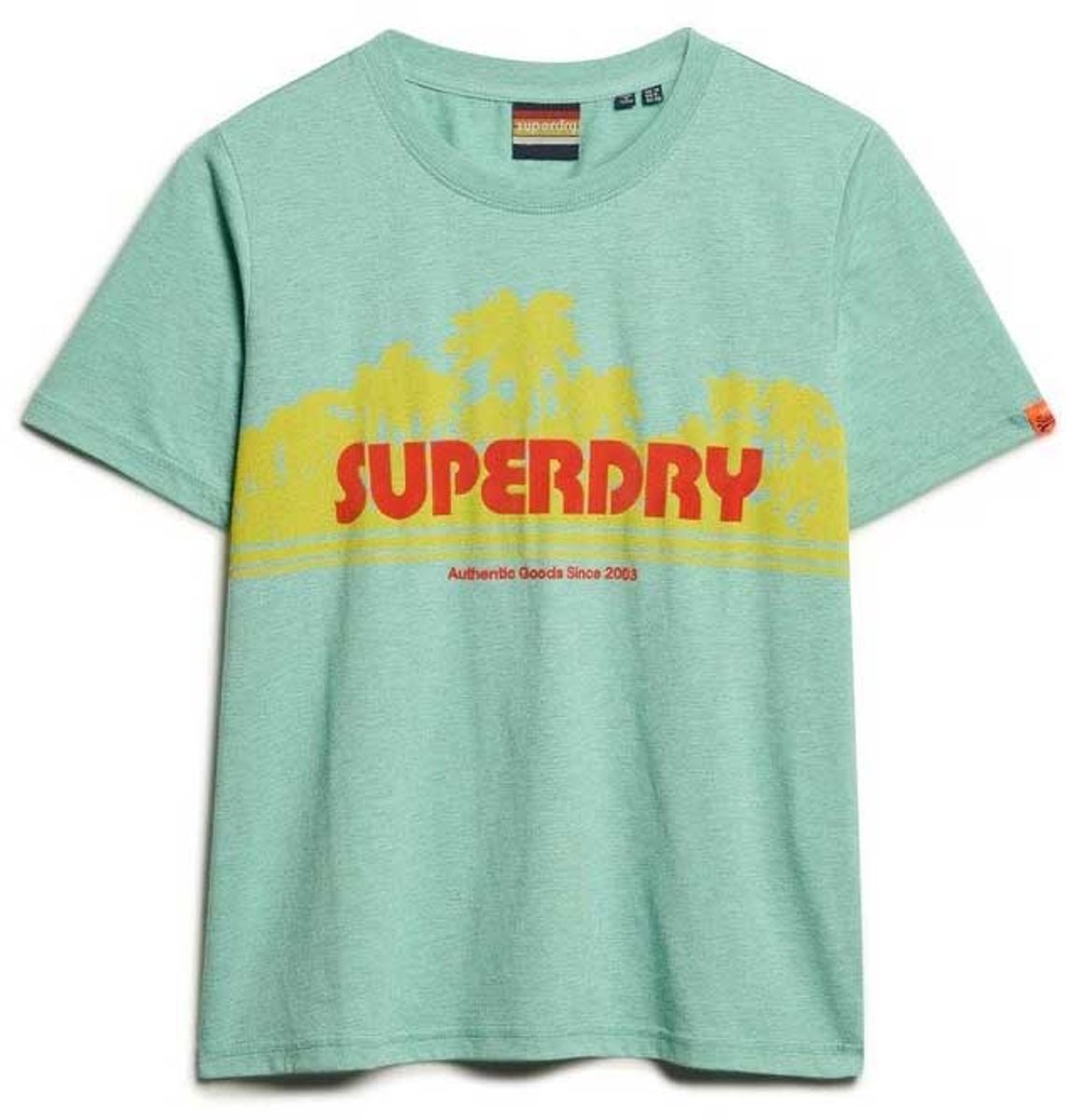 Superdry Gestreept Outdoor T-shirt met relaxte pasvorm Dames T-shirts Groen