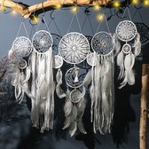 5-pack handgemaakte dromenvanger LED-lamp voor aan de muur, decoratie voor thuis
