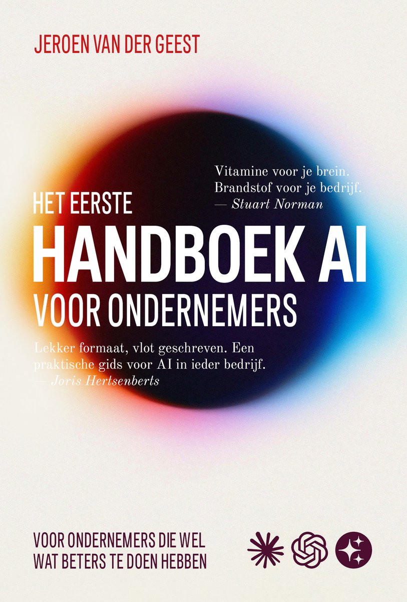 Omslag van Handboek AI voor ondernemers — Hét boek over AI voor ondernemers