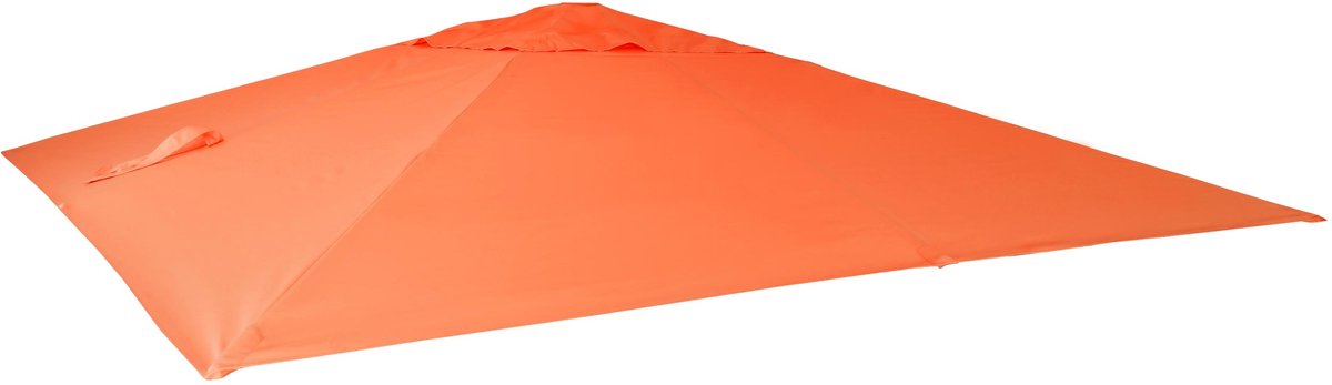 MCW Vervangende hoes voor luxe zweefparasol MCW-A96, parasolhoes, 3x4 m (Ø 5 m), polyester ~ terracotta