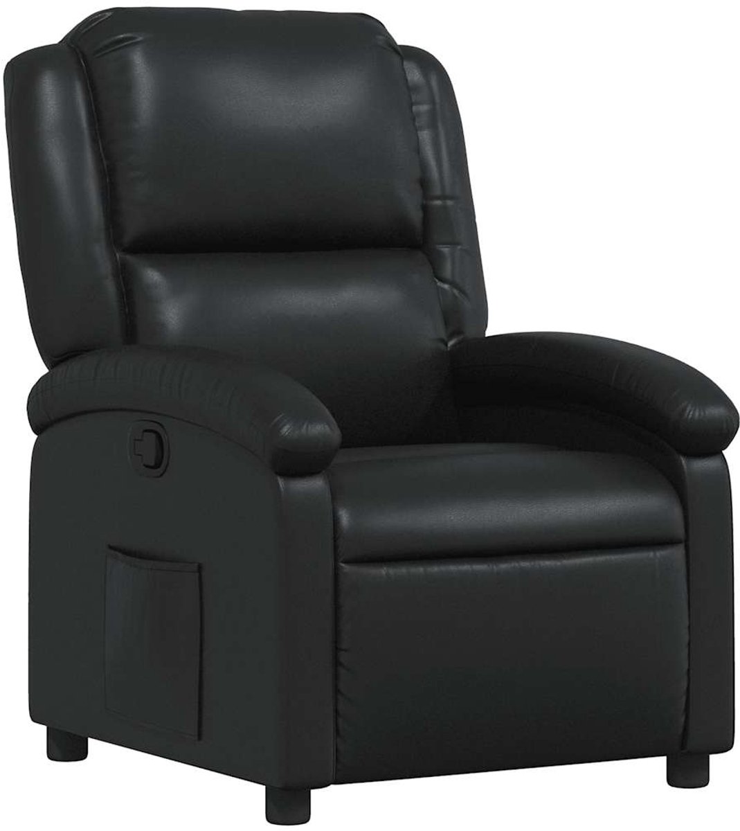 vidaXL Relaxfauteuil - Zwart - Kunstleer