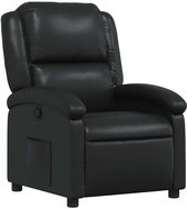 vidaXL - Relaxfauteuil - Zwart - Kunstleer