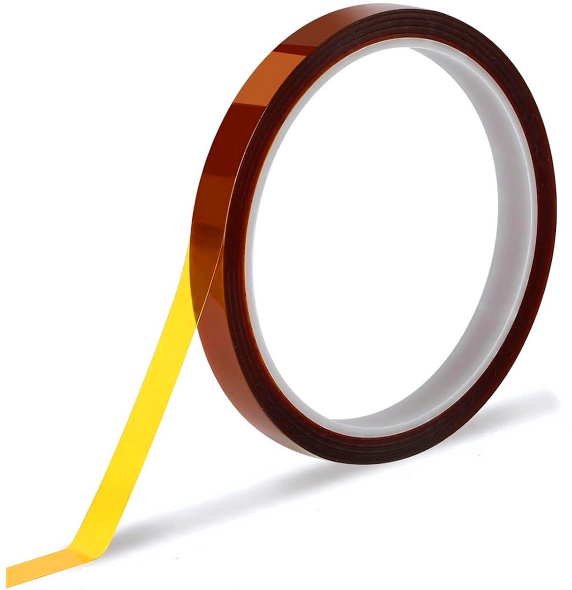 Techidna® - Hittebestendige Kapton Tape - 10mm x 33m - Polyimide Tape voor 3D-Printer, Sublimatie, Solderen & Isolatie