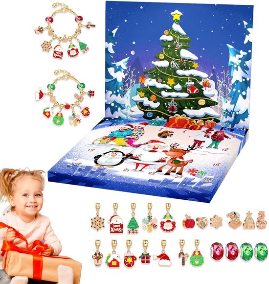 Calendrier De L’Avent 2025 Bijoux Fantaisie – 24 Surprises Pour Filles/ado/femmes – Cadeau De Noël Beauté – Dimensions 26,5x18,5 Cm - 3