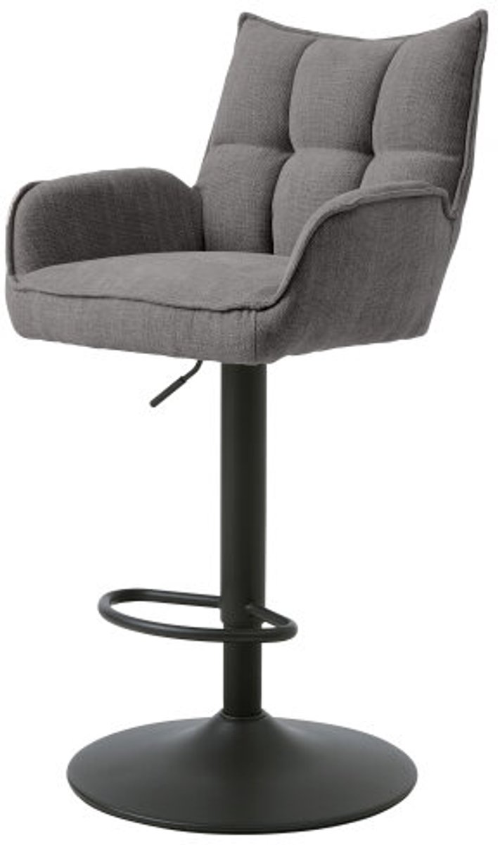 Barstoel Marilla - Graphite - barstoelen set van 2