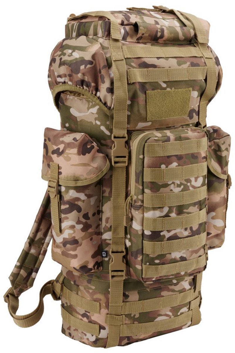 Brandit Kampfrucksack Molle tactical camo Rugtas One Multicolor