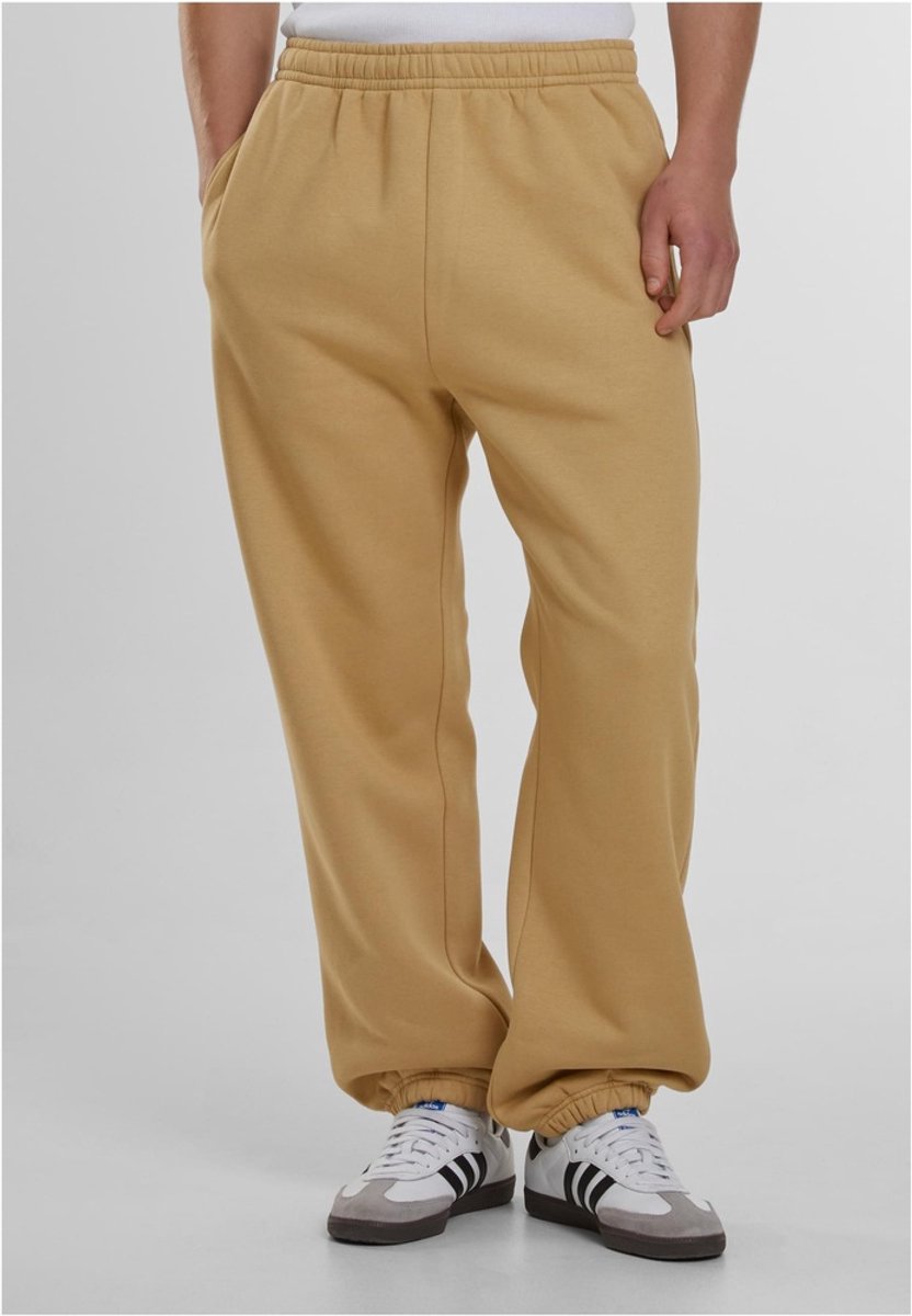 Urban Classics Fluffy Heren joggingbroek M Beige