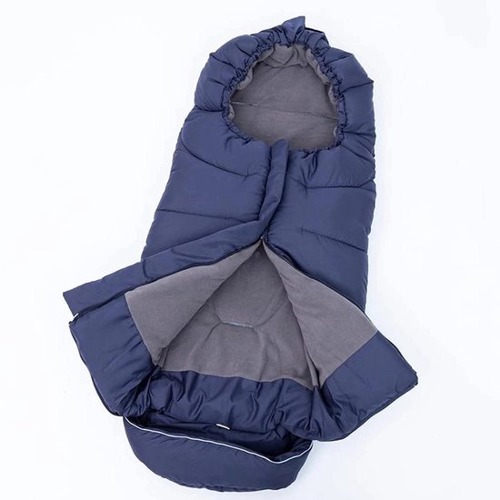 Unyqoos® Warme en Waterdichte Wintervoetenzak met Capuchon voor Kinderwagens en Buggy's van Unyqoos — afbeelding 2