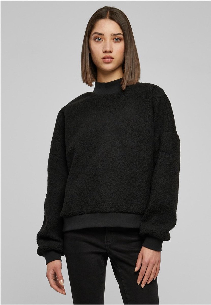 Urban Classics Sherpa Crewneck sweater/trui L Zwart
