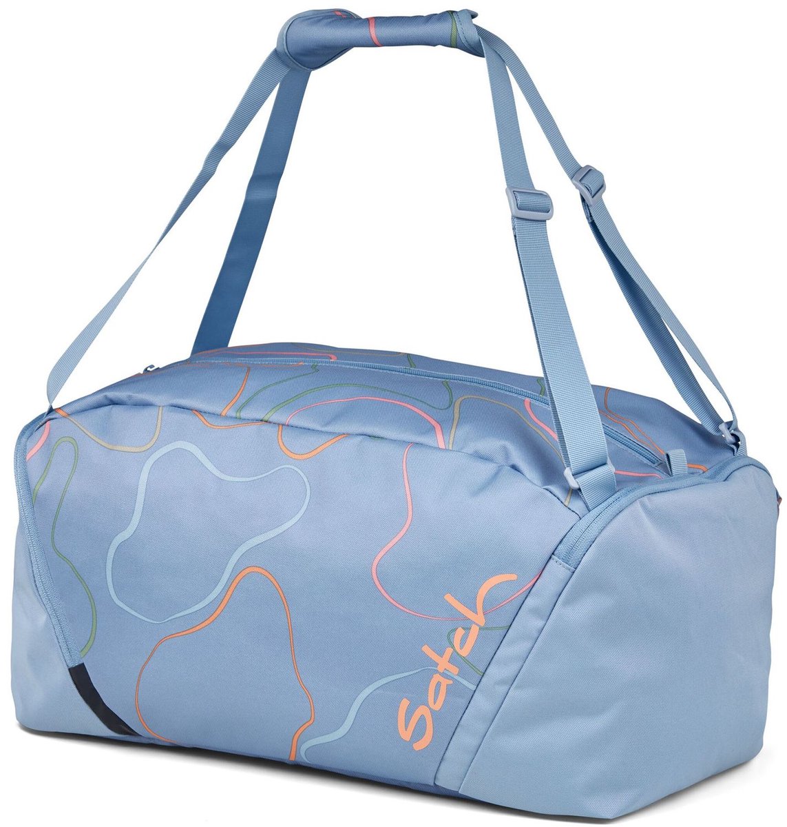 satch sporttas satch Sportbag Vivid Blue Lichtblauw