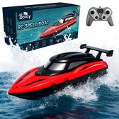 Boncy® Bestuurbare RC Boot - Speedboot - Jongens Meisje Volwassenen - Robot Auto Speelgoed Binnen & Buiten - Afstandbestuurbaar Race Drift Car - Afstandsbestuurbare Raceauto Accu - Stuntauto - Bestuurbaar Elektrisch Autos Afstandsbediening