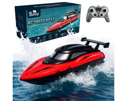 Boncy® Bestuurbare RC Boot – Speedboot – Jongens Meisje Volwassenen – Robot Auto Speelgoed Binnen & Buiten – Afstandbestuurbaar Race Drift Car – Afstandsbestuurbare Raceauto Accu – Stuntauto – Bestuurbaar Elektrisch Autos Afstandsbediening