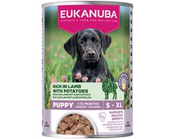 Eukanuba Hondenvoer Nat Life Care Dog Puppy Lam en Aardappel - 6 x 400 gr - Voordeelverpakking