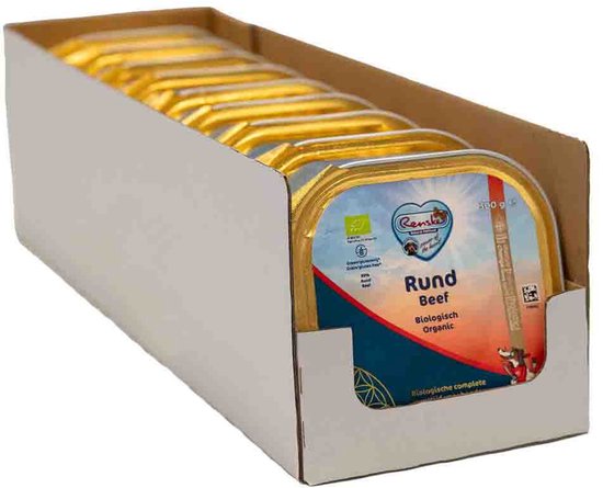 Renske Adult Bio Alu - Rund Graanvrij - Hondenvoer - 9 x 300 g - NL-BIO-01