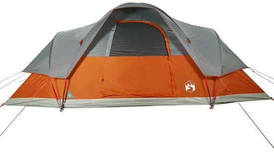 vidaXL - Koepeltent - 9-persoons - waterdicht - oranje van Vidaxl — afbeelding 2