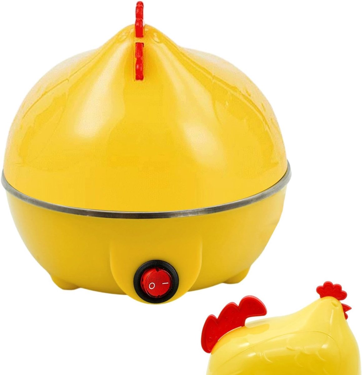 Elektrische Eierkoker voor 7 Eieren - Handige Eierstomer met Automatische Uitschakeling