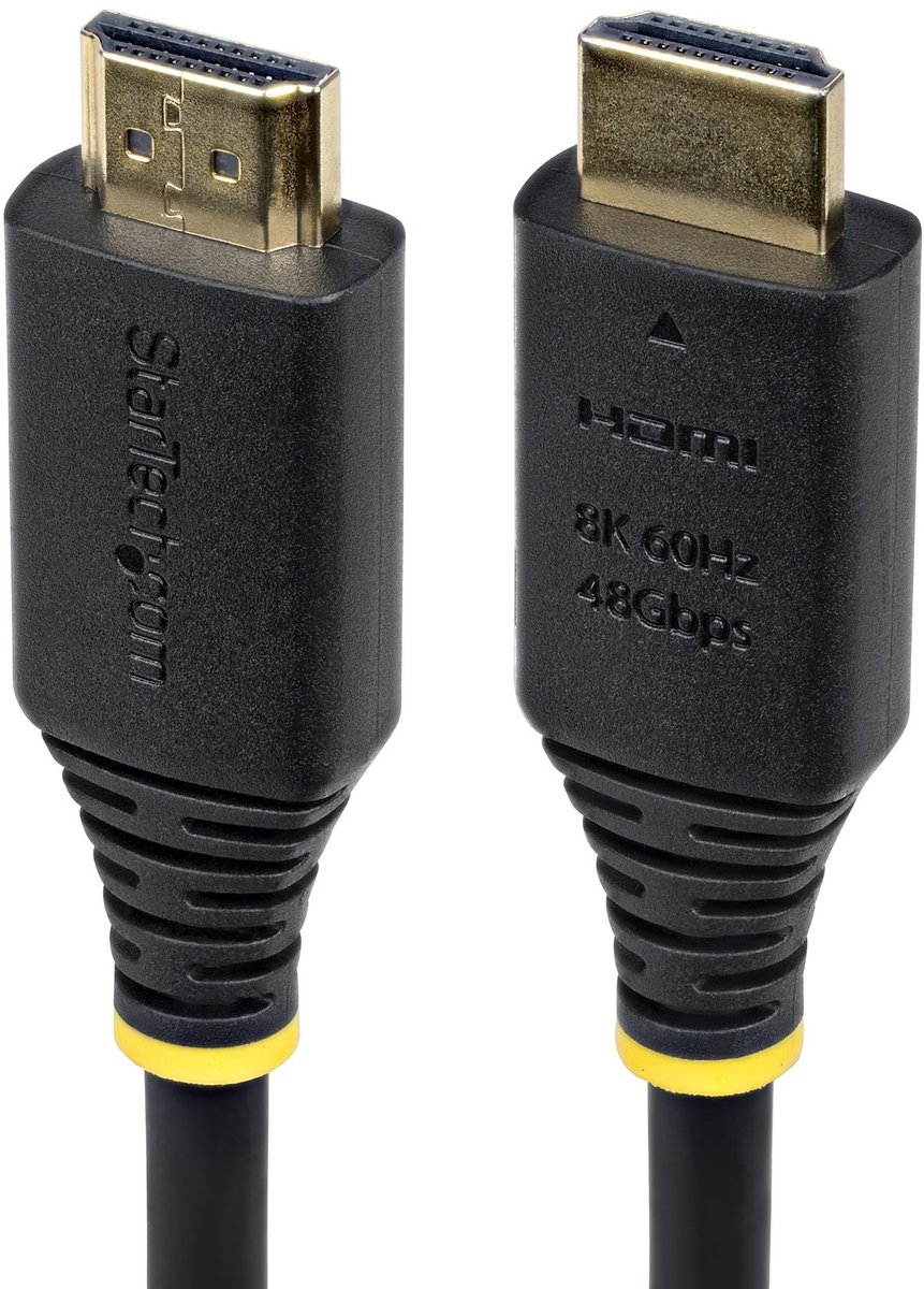 StarTech.com 3m Gecertificeerde Ultra High Speed HDMI Kabel, 8K 60Hz/4K 120Hz, HDMI 2.1 Kabel met HDR10+ / eARC, 48Gbps, 8K HDMI Kabel voor Monitor/TV/Scherm