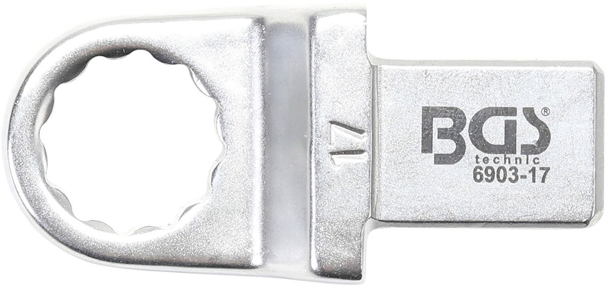 BGS insteek-ringsleutel 17 mm opname 14 x 18 - 6903-17