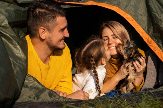Ruime pop-up tent - 4 persoons - Dubbele ingang - Compact opvouwbaar 70cm van De Vango. — afbeelding 3