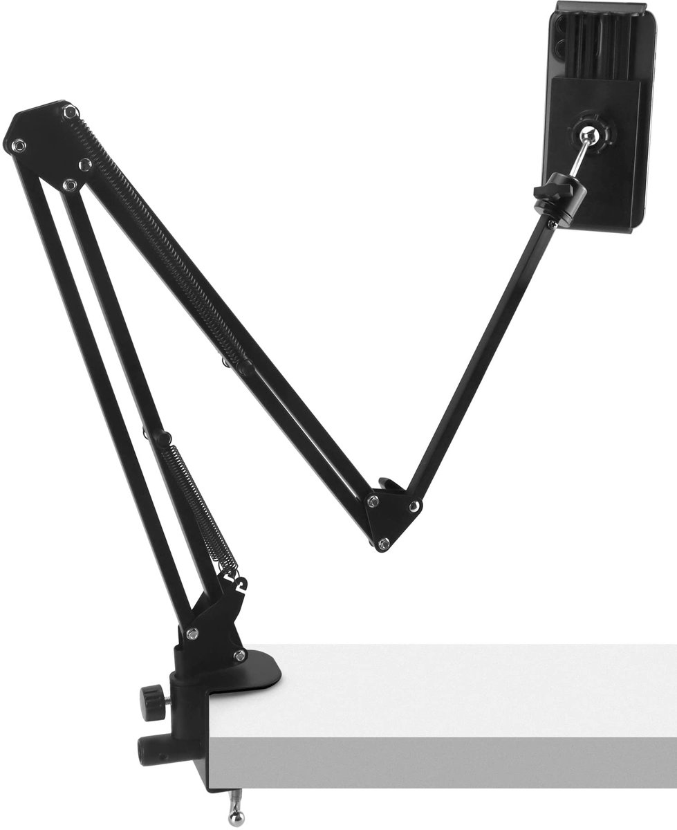 ® bedtablethouder, 360 graden draaibaar, past op alle 4,7-12,9 inch iPad, tablets, telefoons