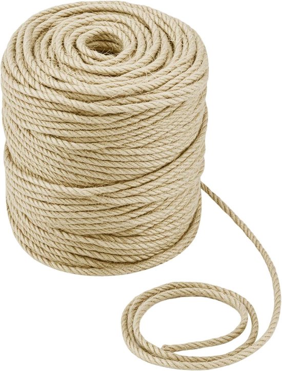 Abio Jute koord, 2-3 mm, jute koord, scheurbestendig, 100% natuurlijk jute koord, decoratief pakketsnoer, natuurlijke vezels, decoratie, verpakking, bindgaren, hennepkoord, spagaat, hennepband, juteband, floristisch (50 m, natuur Abio Jute koord, 2-3 mm, jute koord, scheurbestendig, 100% natuurlijk jute koord, decoratief pakketsnoer, natuurlijke vezels, decoratie, verpakking, bindgaren, hennepkoord, spagaat, hennepband, juteband, floristisch (50 m, natuur
